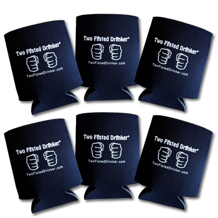 Two Fisted Drinker Koozie Set